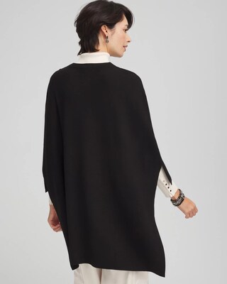 High-Low Sweater Poncho