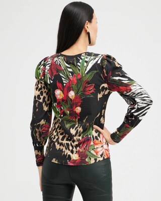 Mixed Animal Print Tee
