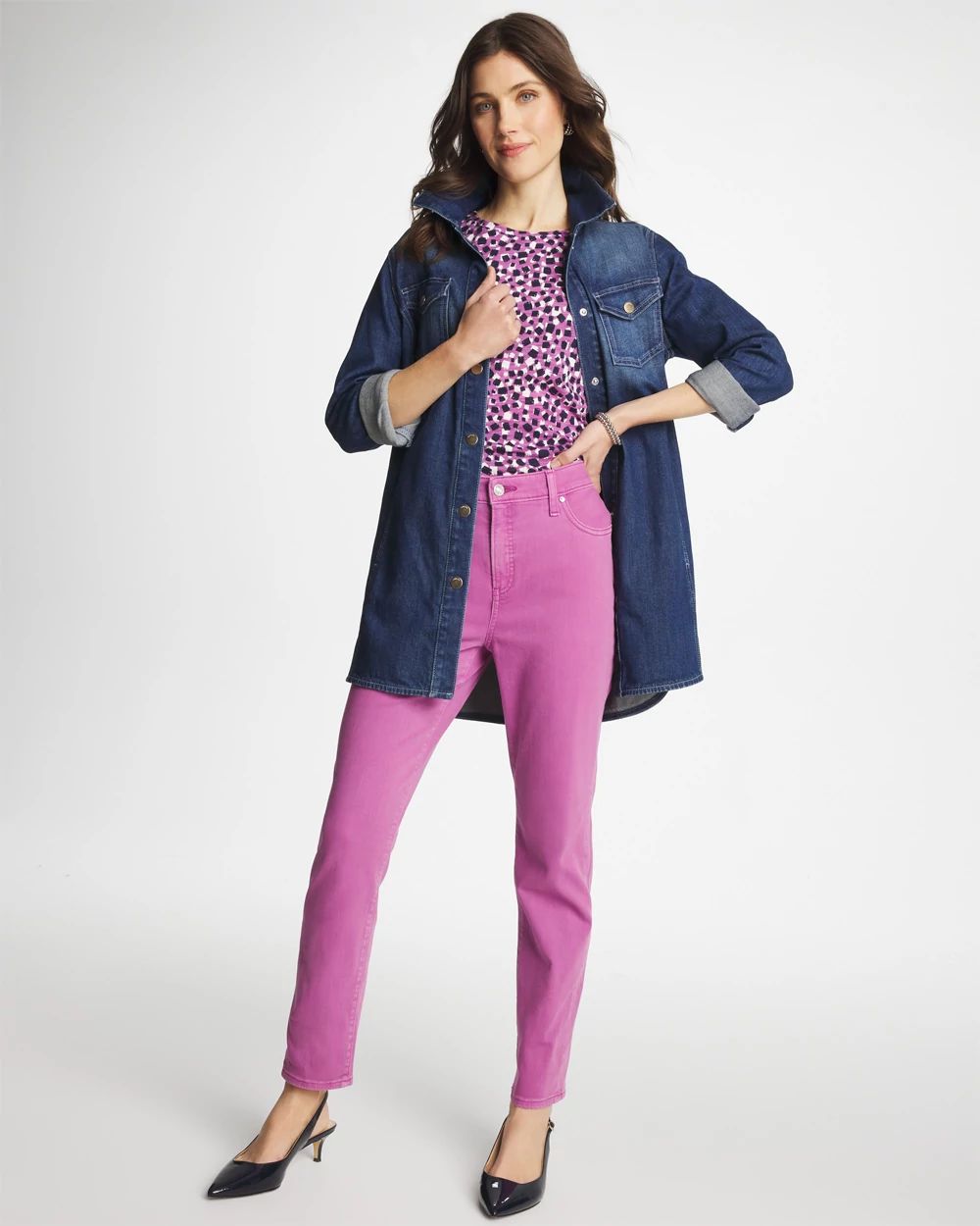 Girlfriend Slim Ankle Jeans