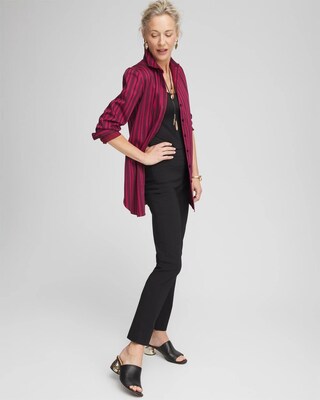 No Iron™ Stripe Tunic click to view larger image.
