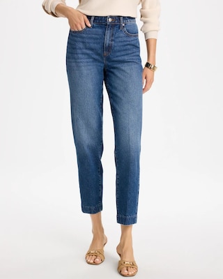 Vintage Chic High-Rise Jeans click to view larger image.