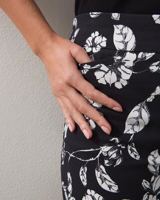 Brigitte Floral Slim Ankle Pants