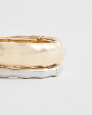 Mixed Metal Bracelet Set