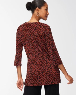 Travelers Diamond Print Tunic