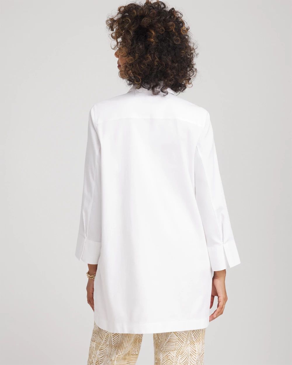 No Iron™ Classic Button Down Tunic