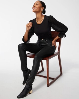 Chiffon Sleeve Top