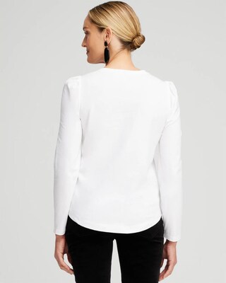 White Embellished Top