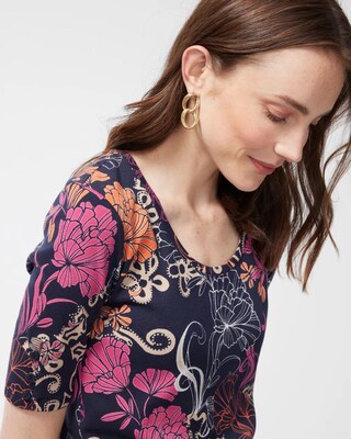 Floral Everyday Cotton Tee