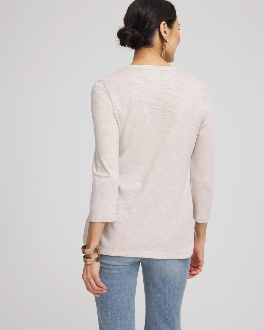 Slub 3/4-Sleeve Tee