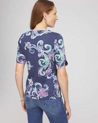 Tulip Sleeve Pima Tee click to view larger image.