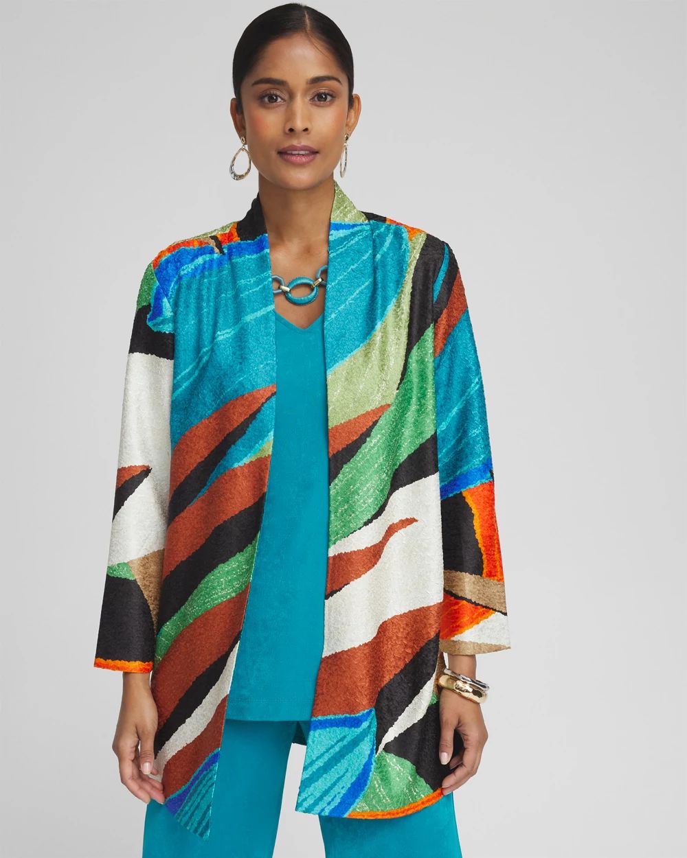 Travelers™ Collection Palms Reversible Crushed Jacket