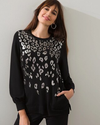 Zenergy French Terry Foil Tunic