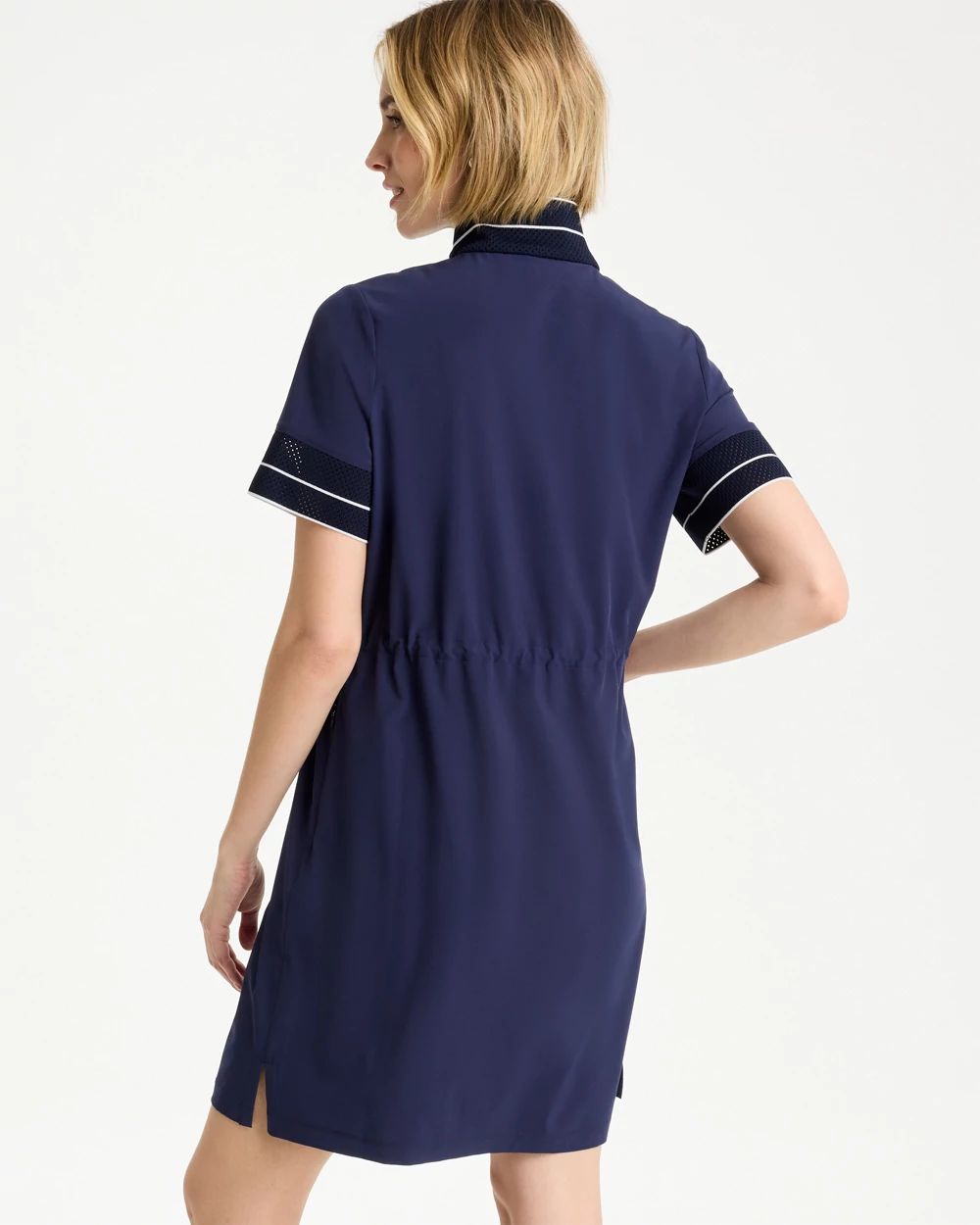 Zenergy® UPF Mesh Trim Dress