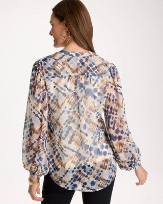 Georgette Printed Blouse click to view larger image.
