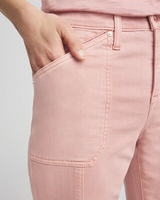 Girlfriend Ankle Utility Jeans click to view larger image.
