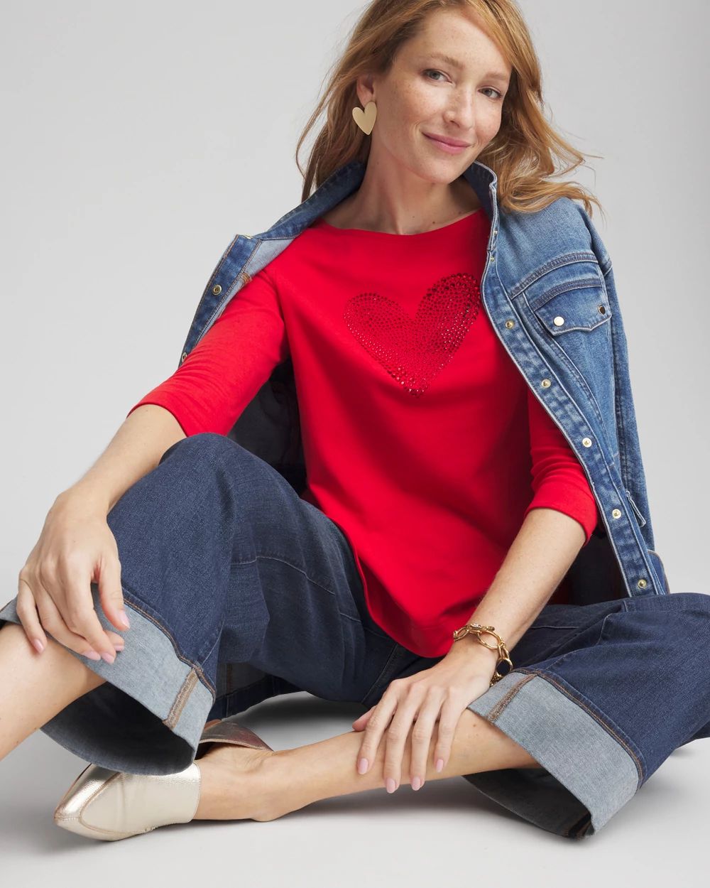 Embellished Valentine's Day Tee