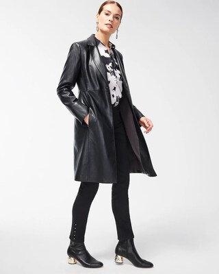 Faux Leather Topper