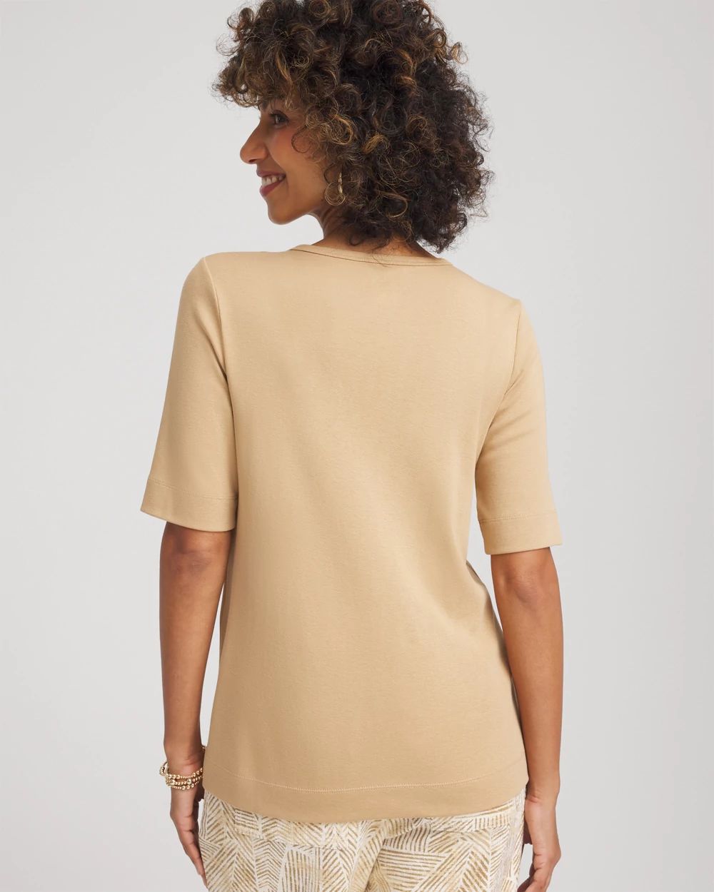 Classic Fit Pima Cotton Tee click to view larger image.