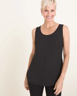 Reversible Striped to Animal-Print Tank