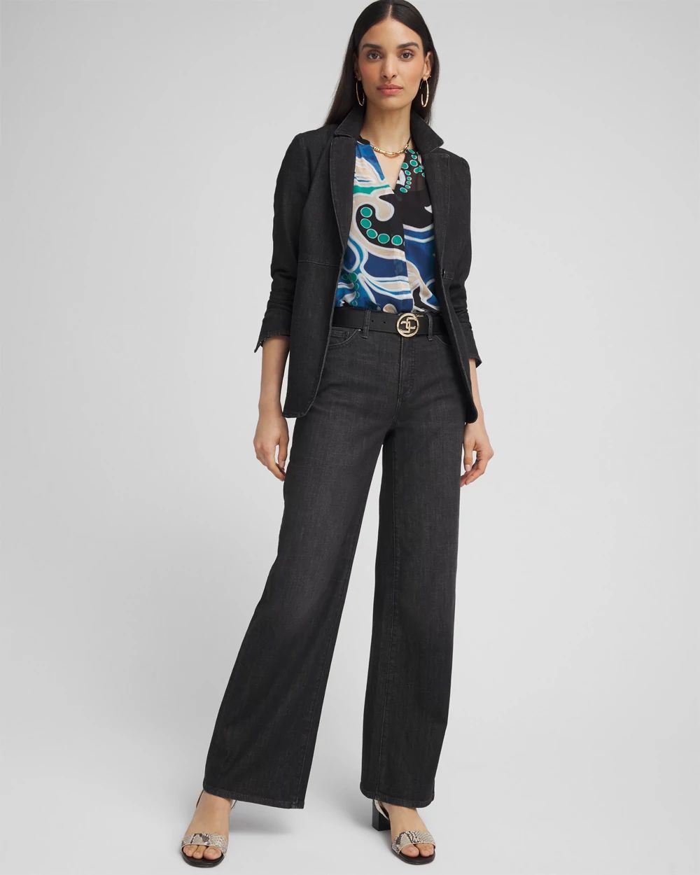 High Rise Wide Leg Jeans