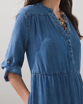 Tencel Tiered Maxi Dress