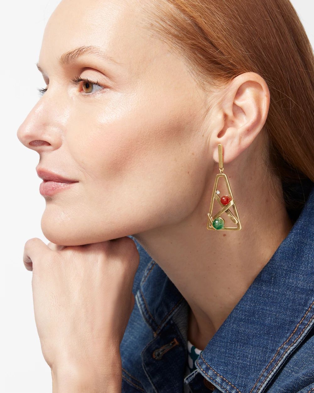 Beaded Drop Earrings
