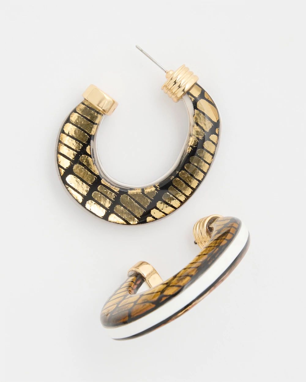 Animal Print Golden Hope Earrings click to view larger image.