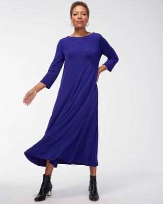 Travelers V-back Maxi Dress