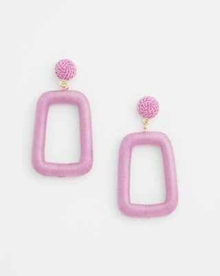 No Droop™ Purple Square Hoops