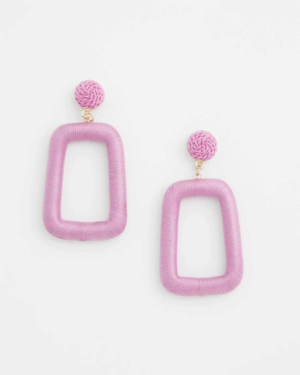 No Droop™ Purple Square Hoops