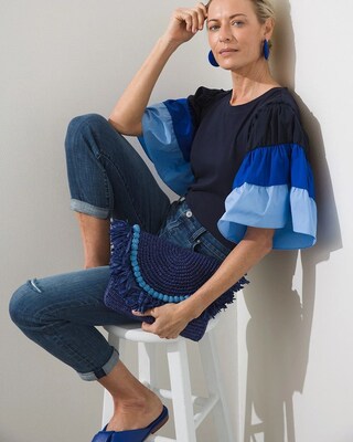 Ombre Tiered Sleeve Tee