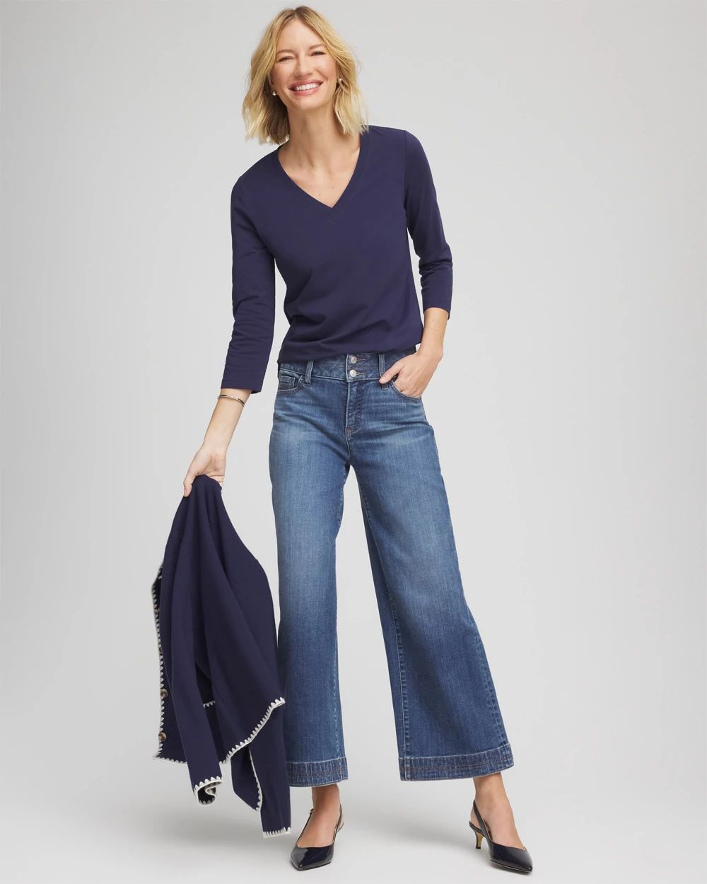 3/4 Sleeve Perfect Tee