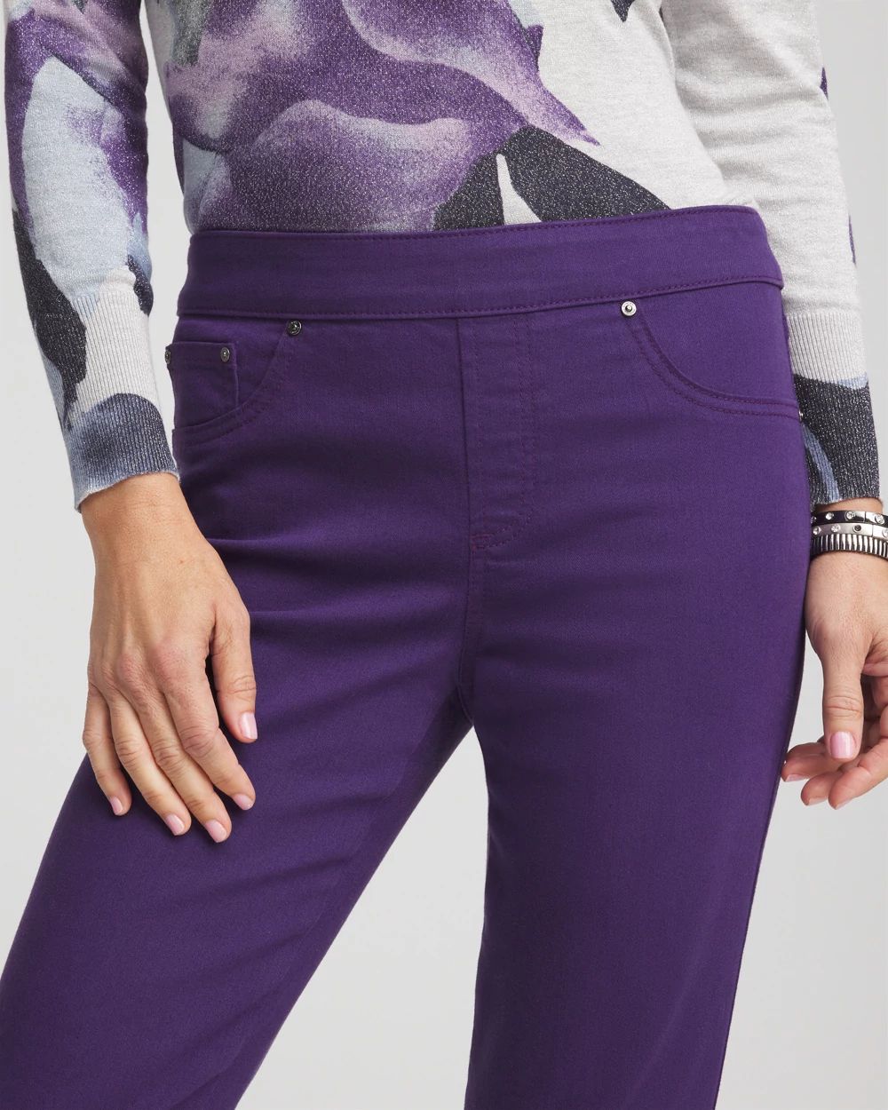 Pull-On Slim Ankle Jeggings