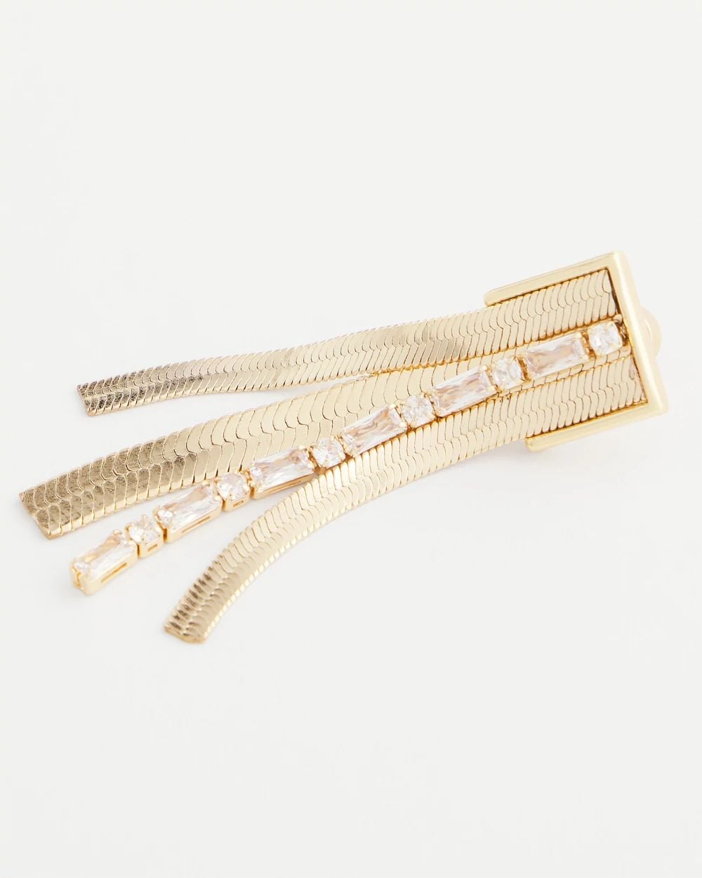 Snake Chain Linear Earrings click to view larger image.