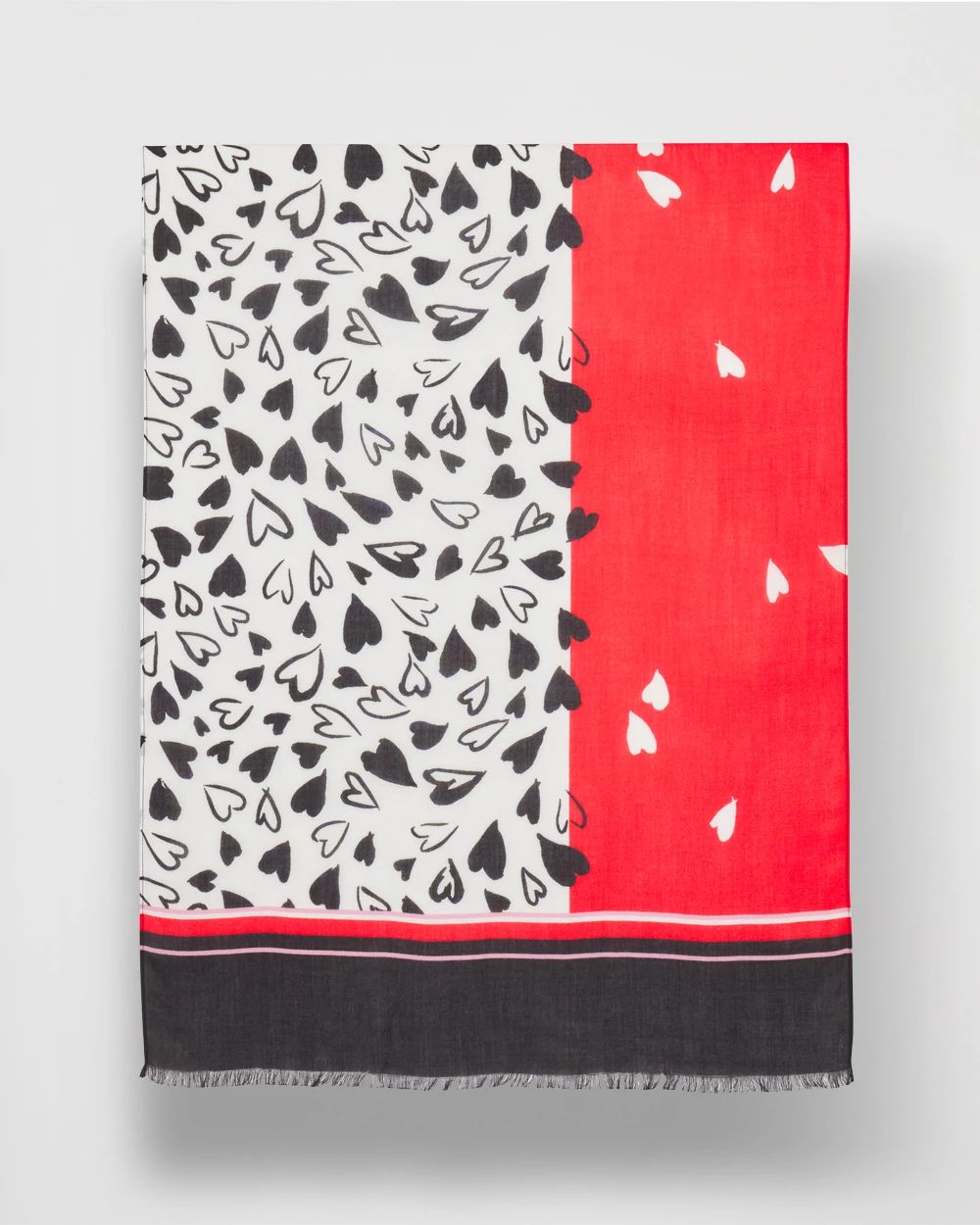 Lover Girl Woven Oblong Scarf click to view larger image.