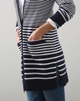 Faded Stripe Cardigan