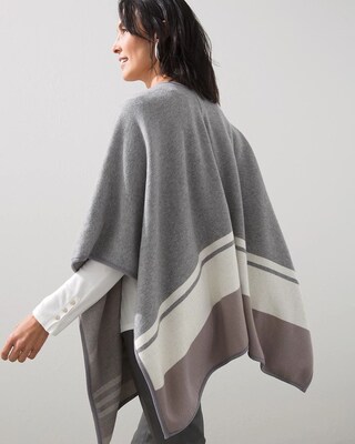 Stripe Knit Ruana