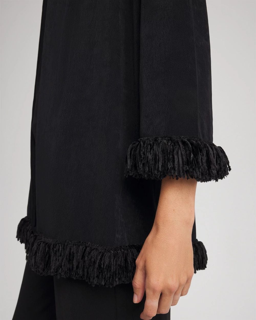 Travelers™ Collection Fringe Hem Jacket
