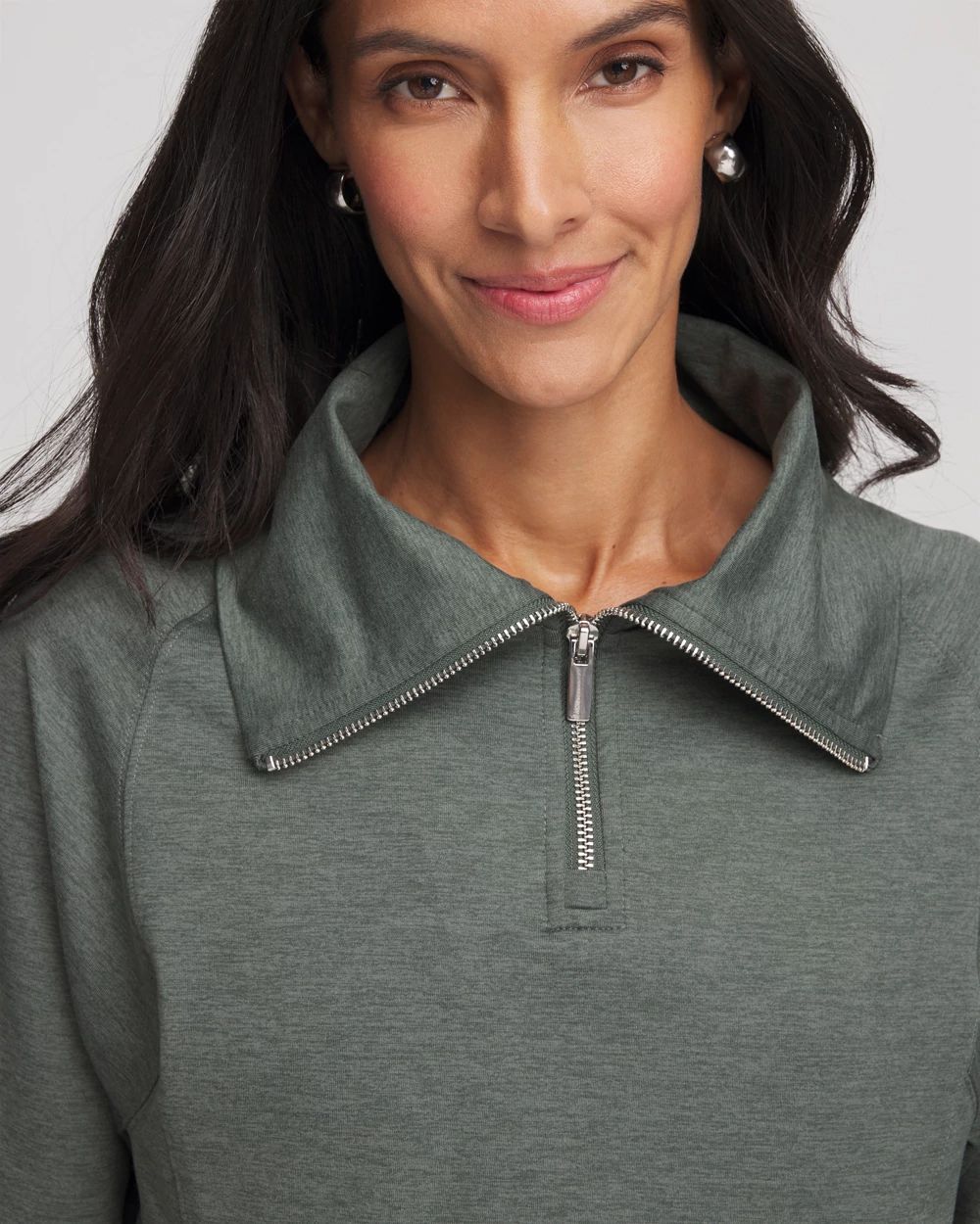 Zenergy® Cloud Half-Zip Pullover Top click to view larger image.