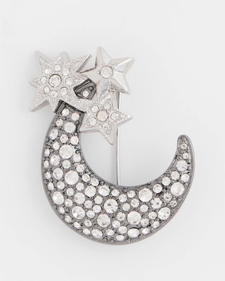 Moon Star Brooch