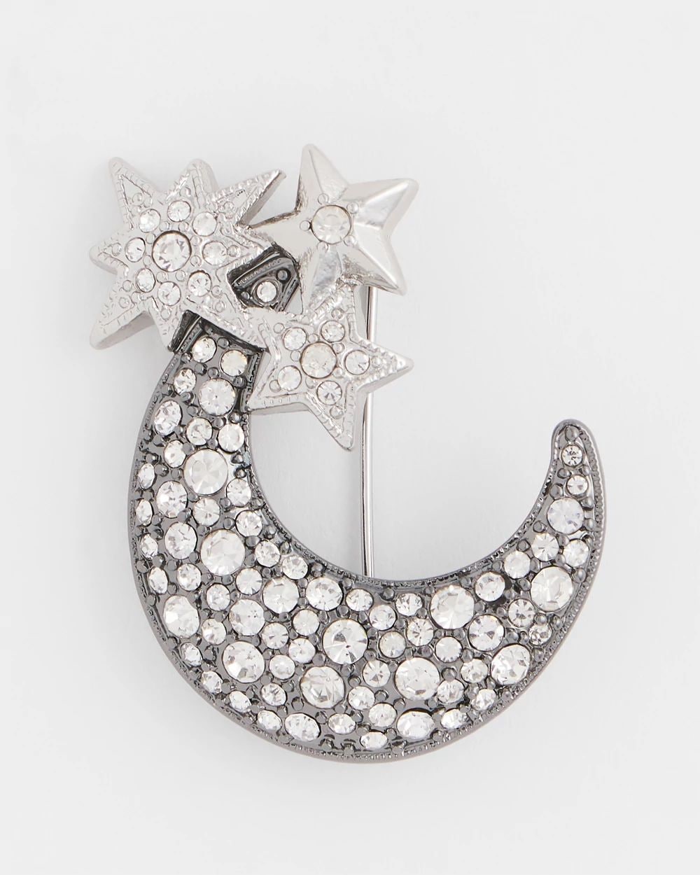 Moon Star Brooch