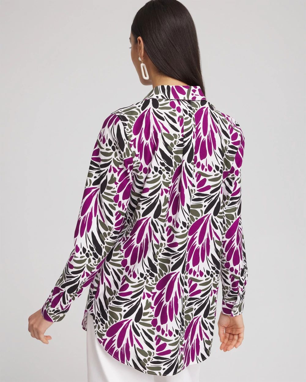 No Iron™ Stretch Floral Tunic