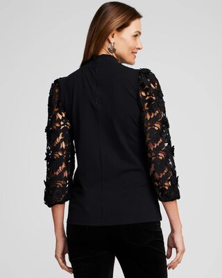 Lace Sleeve Top