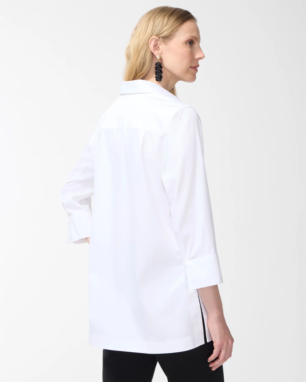 No Iron Stretch 3/4 Sleeve Tunic