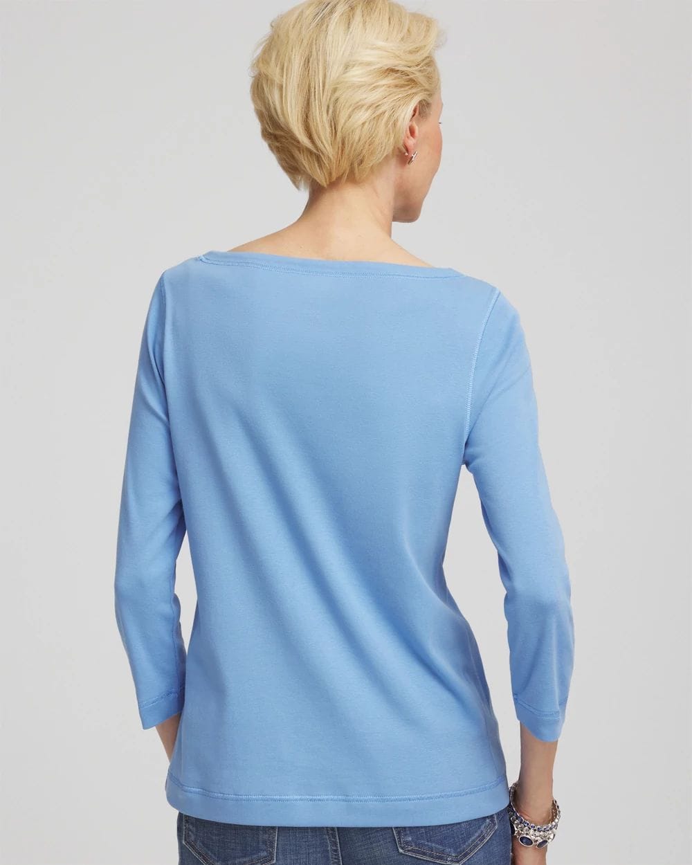 Pima Cotton 3/4 Sleeve Tee