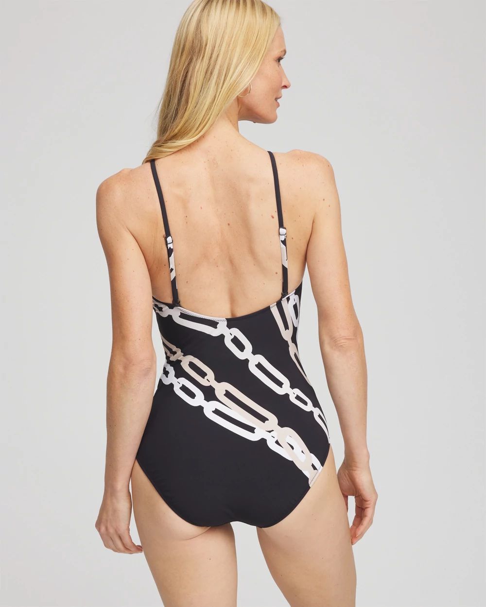 Gottex High Neck Halter Top Swimsuit click to view larger image.