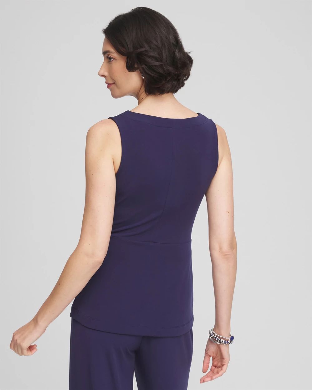Travelers™ Knit Hammered-Buckle Top