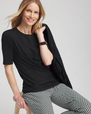 Draped Front Tee click to view larger image.