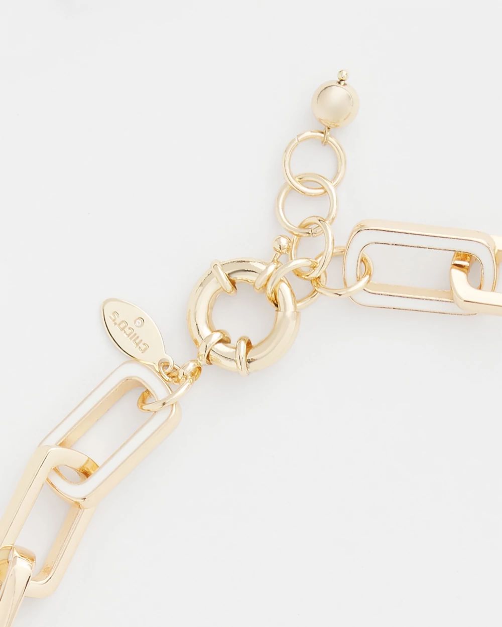 Enamel Chain Necklace