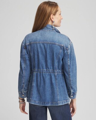 Denim Utility Jacket click to view larger image.
